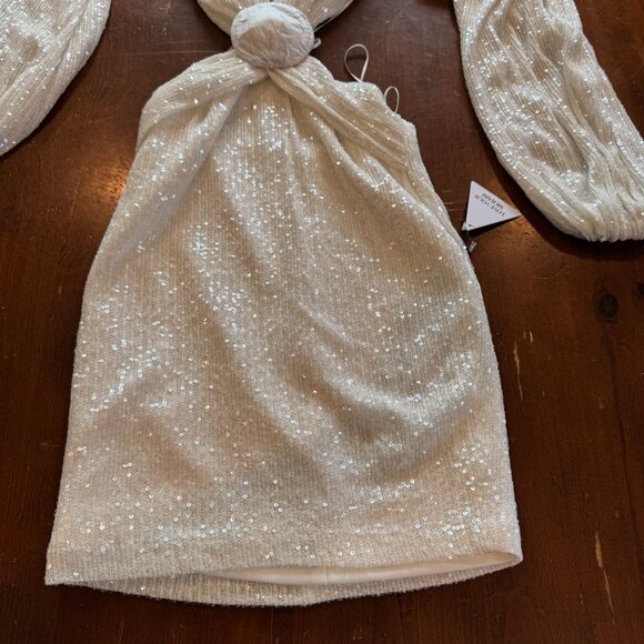 Nadine Merabi Caitlin White Dress - Picture 6 of 8